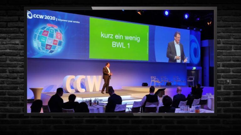 Keynote: Kundenorientierung bei der CCW in Berlin mit Oliver Ratajczak